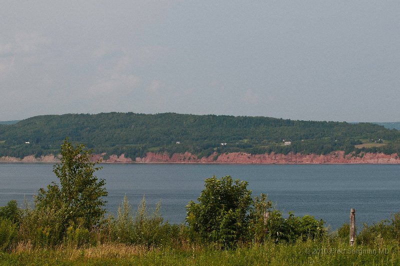 20100721_161024 Nikon D300.jpg - Looking at the Quebec coastline (from Dalhousie NB) at the mouth of the Restigouche River